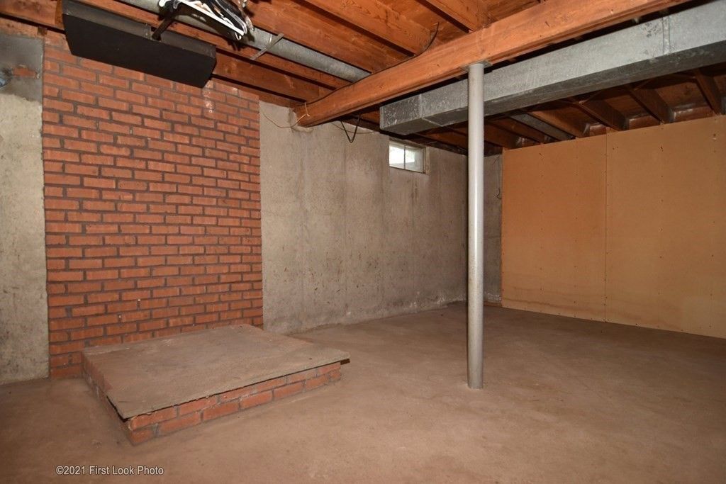 Interior, Stone Walls, Wooden Beams