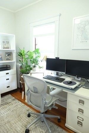 Home Office, Interior, Wood Texture Flooring