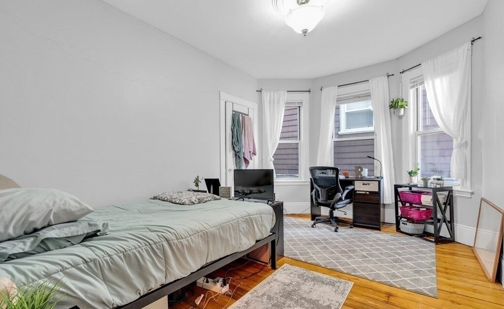 Bedroom, Home Office, Interior, Wood Texture Flooring