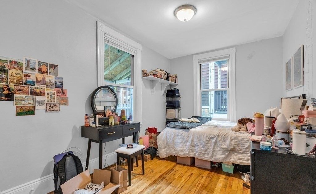 Bedroom, Interior, Wood Texture Flooring