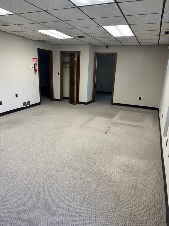 Empty room, Interior, Recessed Lighting