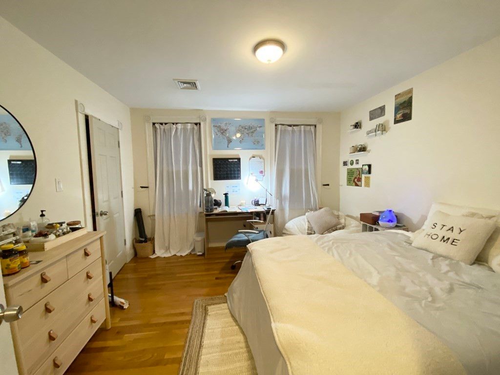 Bedroom, Interior, Wood Texture Flooring