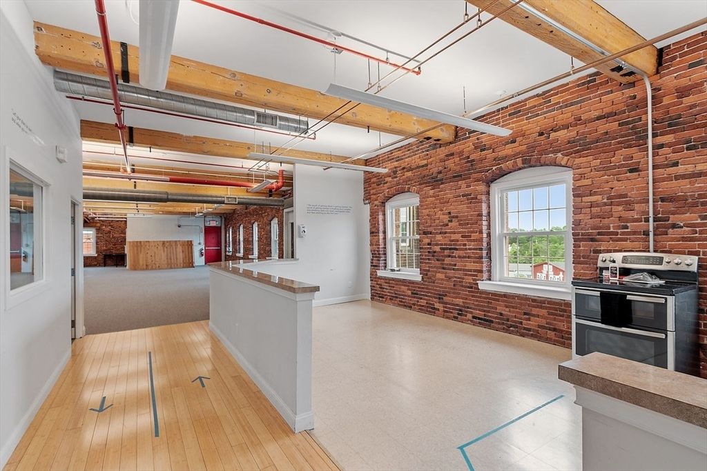 Interior, Kitchen, Stone Walls, Wood Texture Flooring
