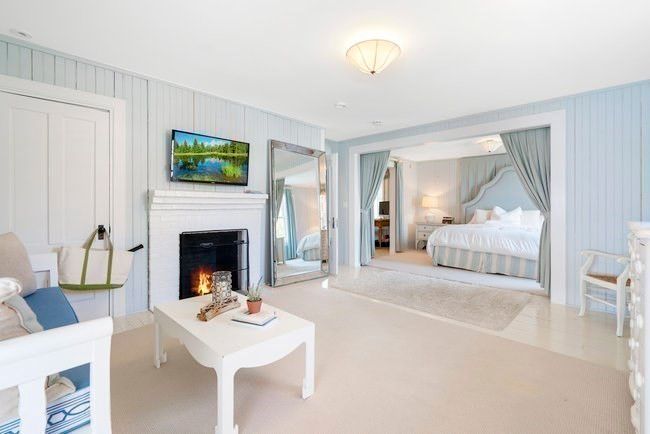 Bedroom, Fireplace, Interior, Recessed Lighting