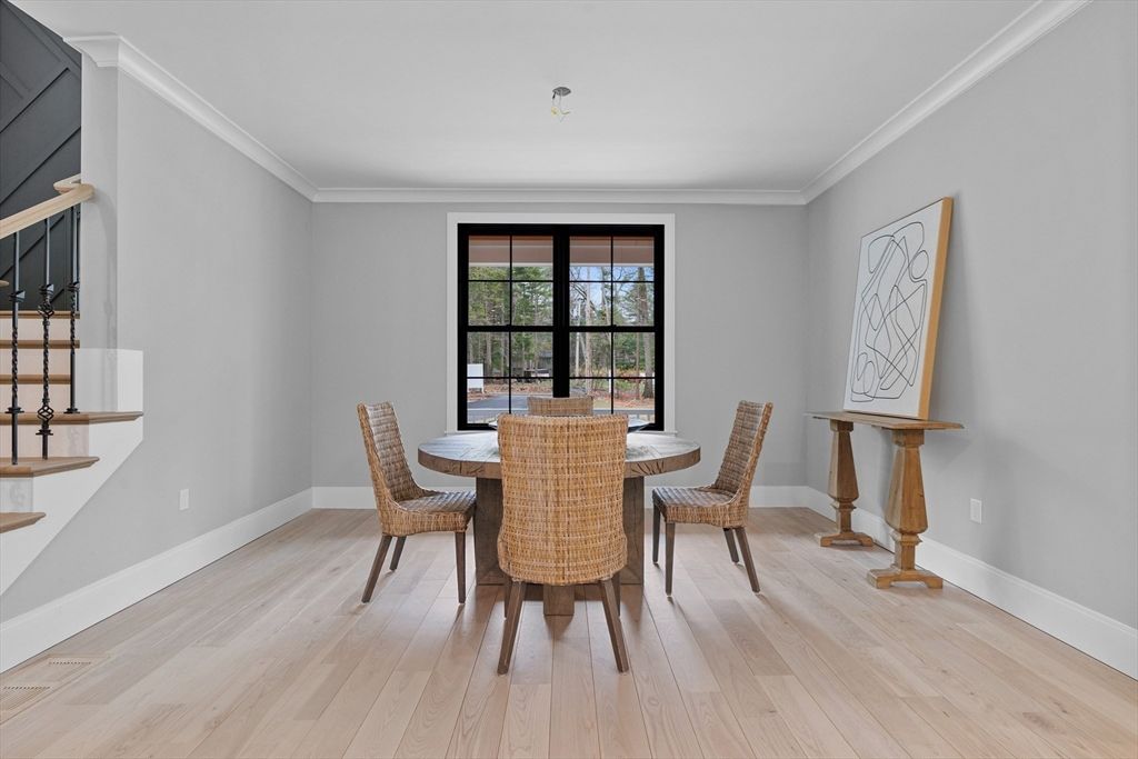 Dining room, Interior, Wood Texture Flooring