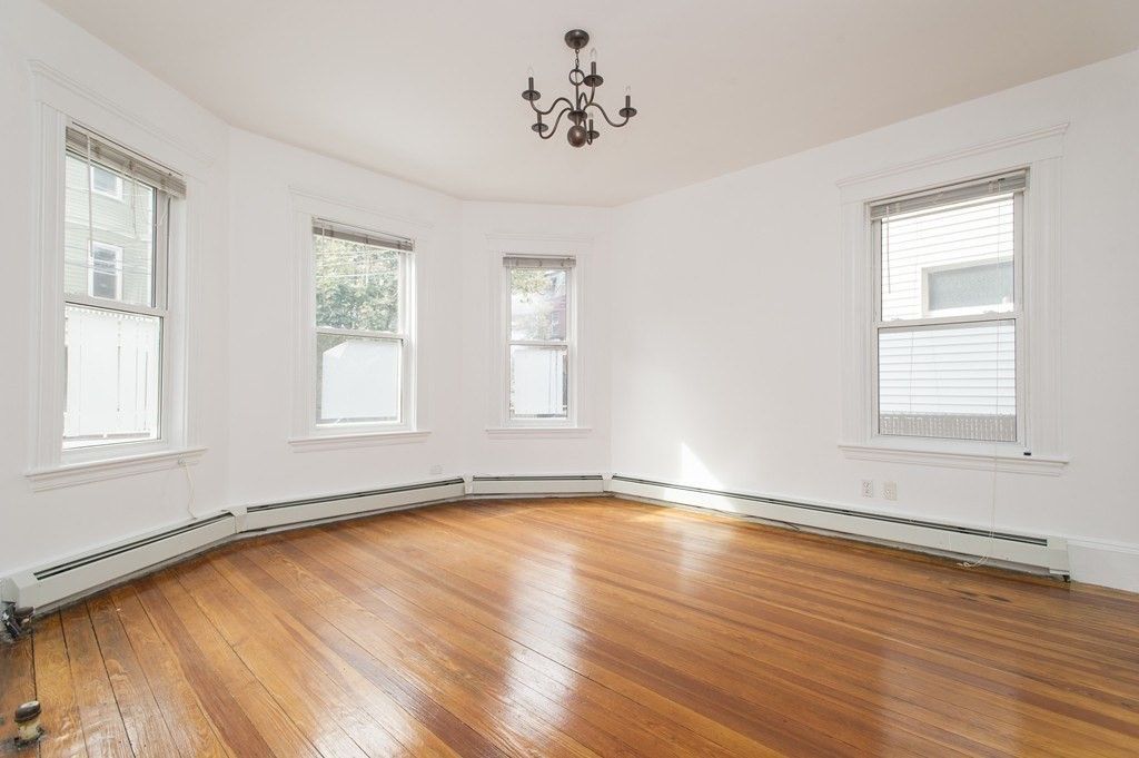 Chandelier, Empty room, Interior, Wood Texture Flooring