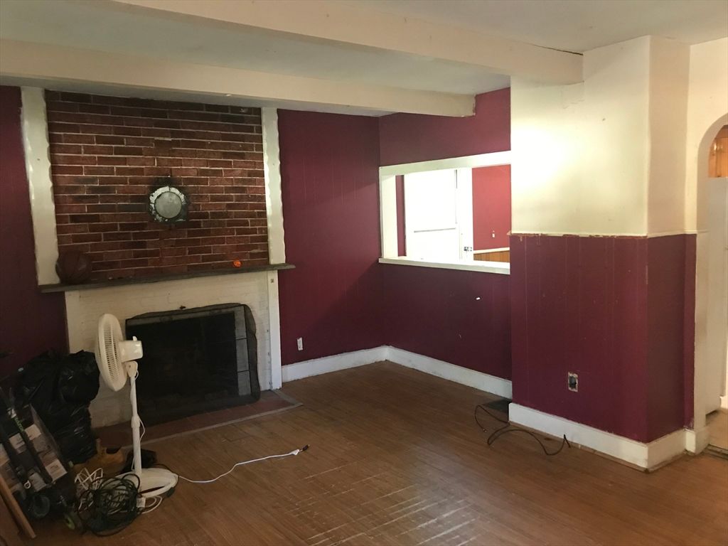 Fireplace, Interior, Stone Walls, Wood Texture Flooring