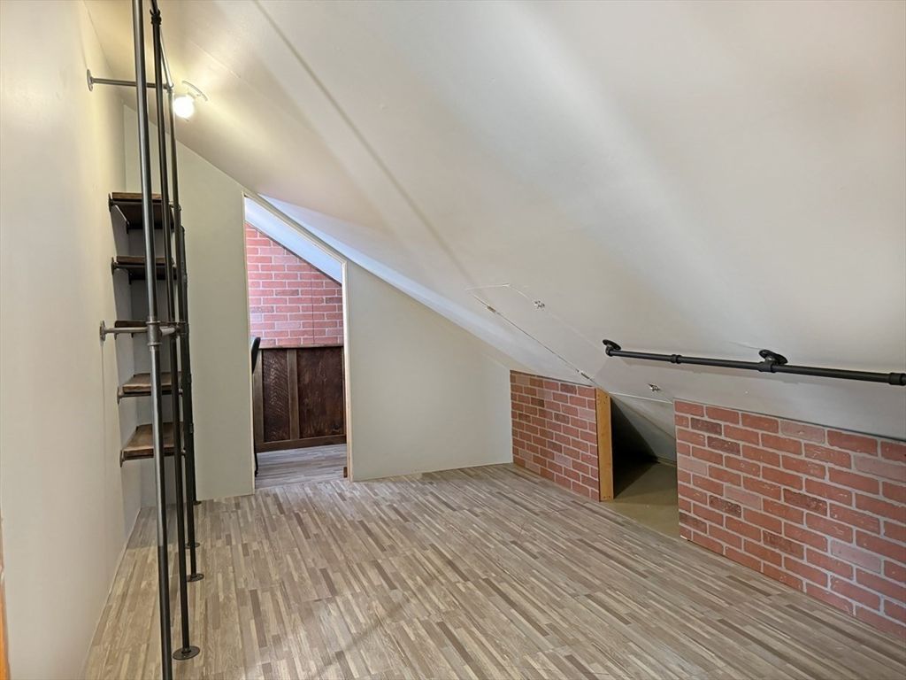 Interior, Stone Walls, Wood Texture Flooring