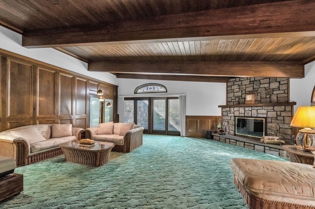 Fireplace, Interior, Living room, Stone Walls, Wooden Beams, Wooden Ceilings