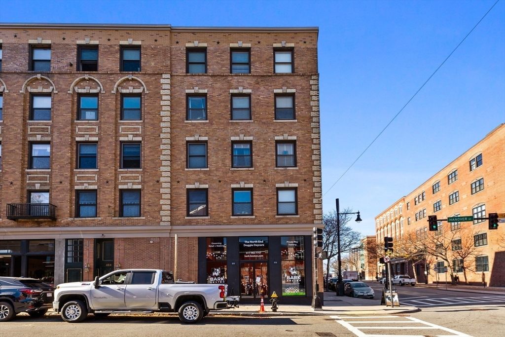 Exterior, Facade, Brick Facade, Condo Building