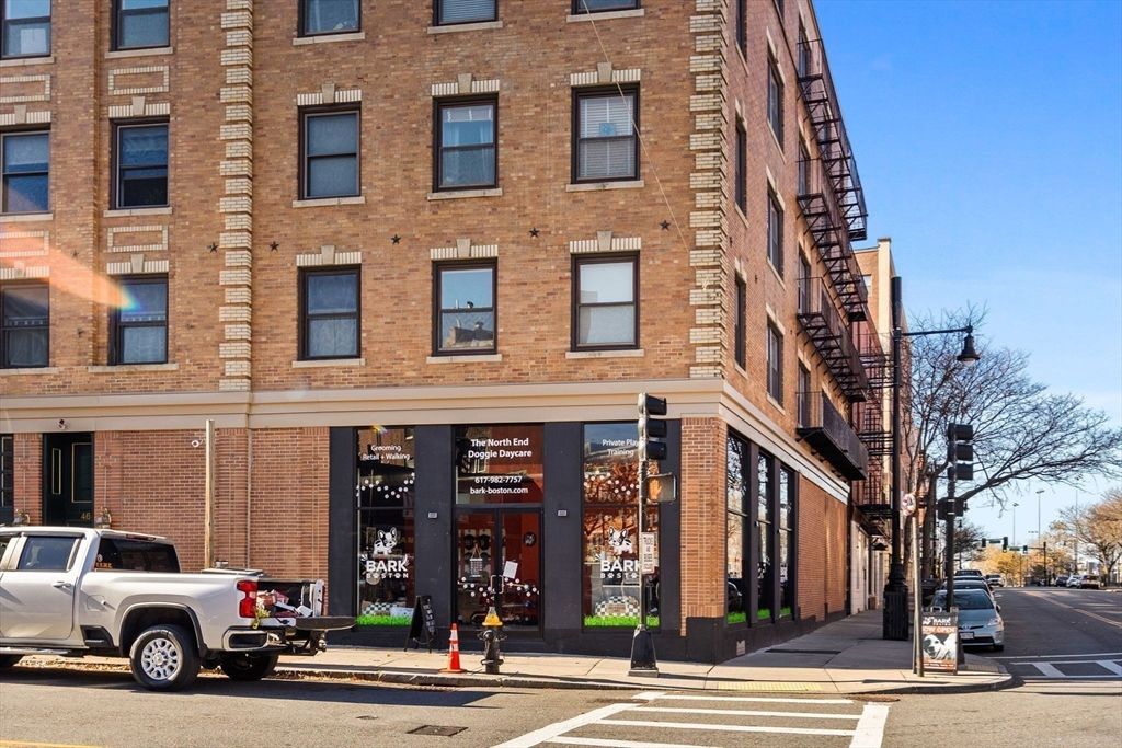 Exterior, Facade, Brick Facade, Condo Building