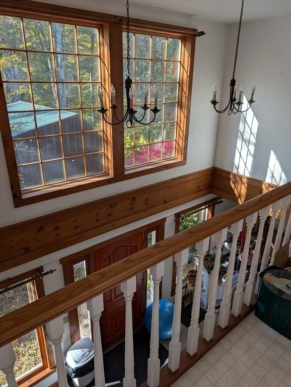 Chandelier, Interior