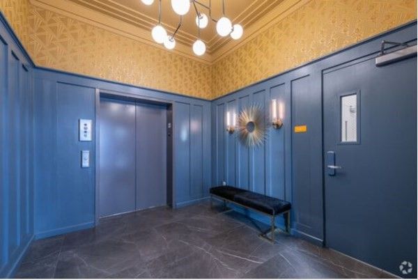 Elevator, Interior, Pendant Lights