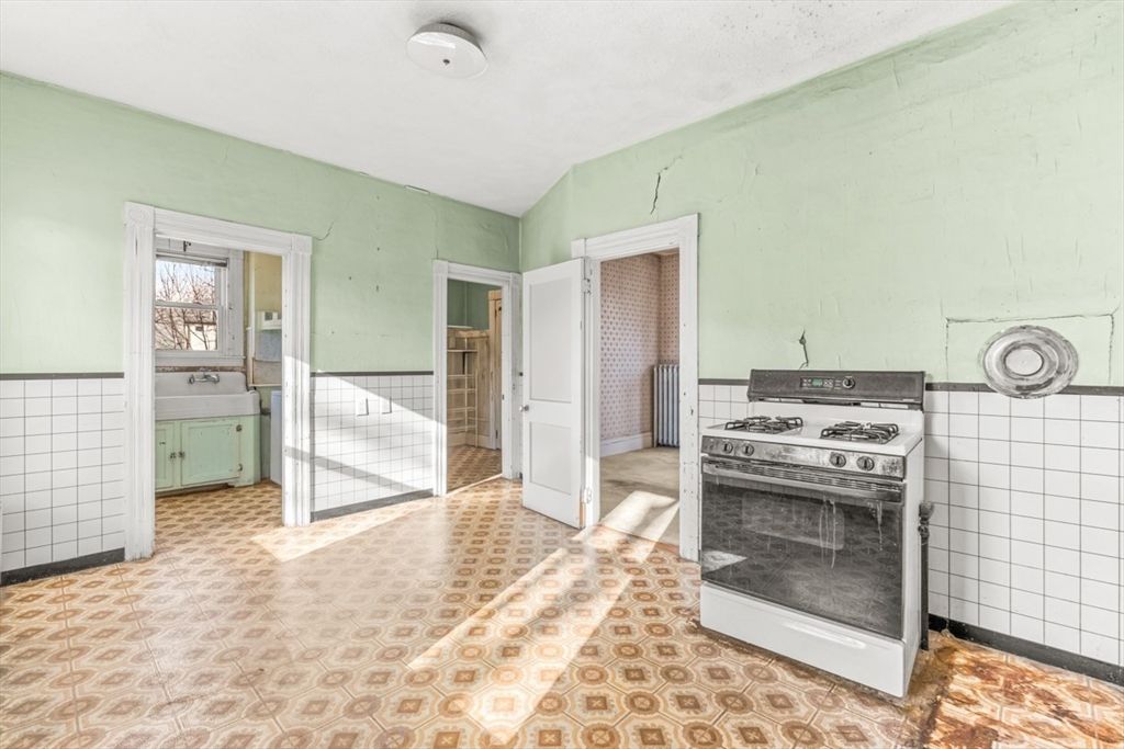 Empty room, Interior, Kitchen