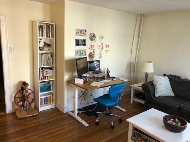 Home Office, Interior, Wood Texture Flooring