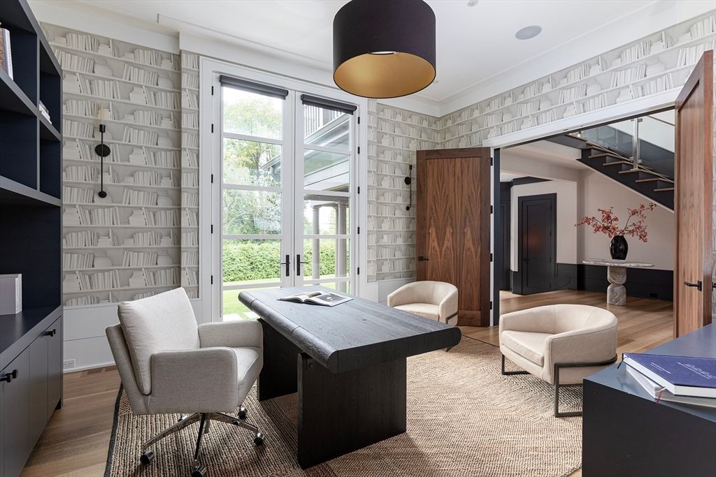 Home Office, Interior, Wood Texture Flooring
