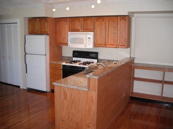 Interior, Kitchen, Wood Texture Flooring