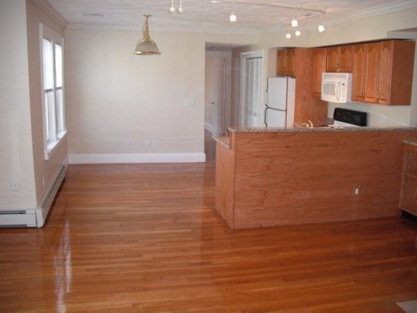 Interior, Kitchen, Pendant Lights, Wood Texture Flooring