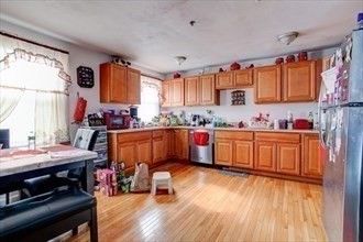 Interior, Kitchen, Wood Texture Flooring
