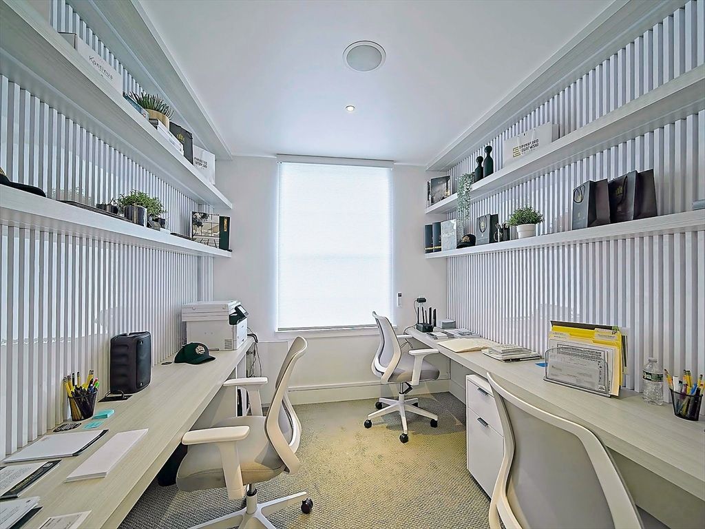 Home Office, Interior, Recessed Lighting