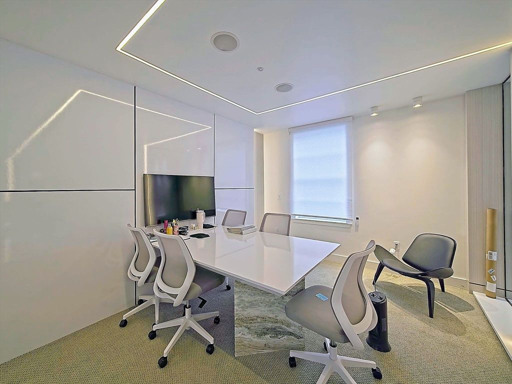 Home Office, Interior, Recessed Lighting