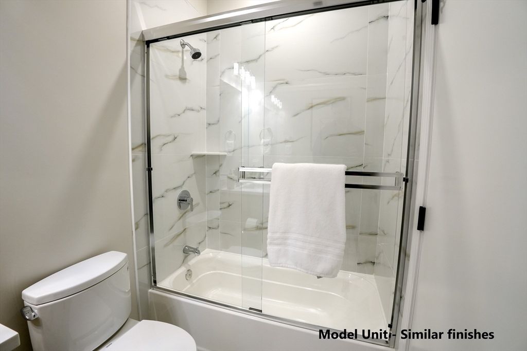 Bathroom, Glass Shower, Interior, Marble Walls