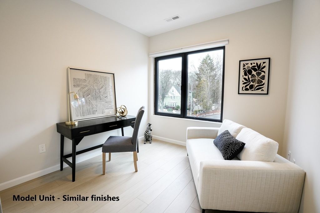 Home Office, Interior, Wood Texture Flooring