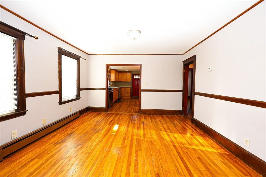Empty room, Interior, Kitchen, Wood Texture Flooring
