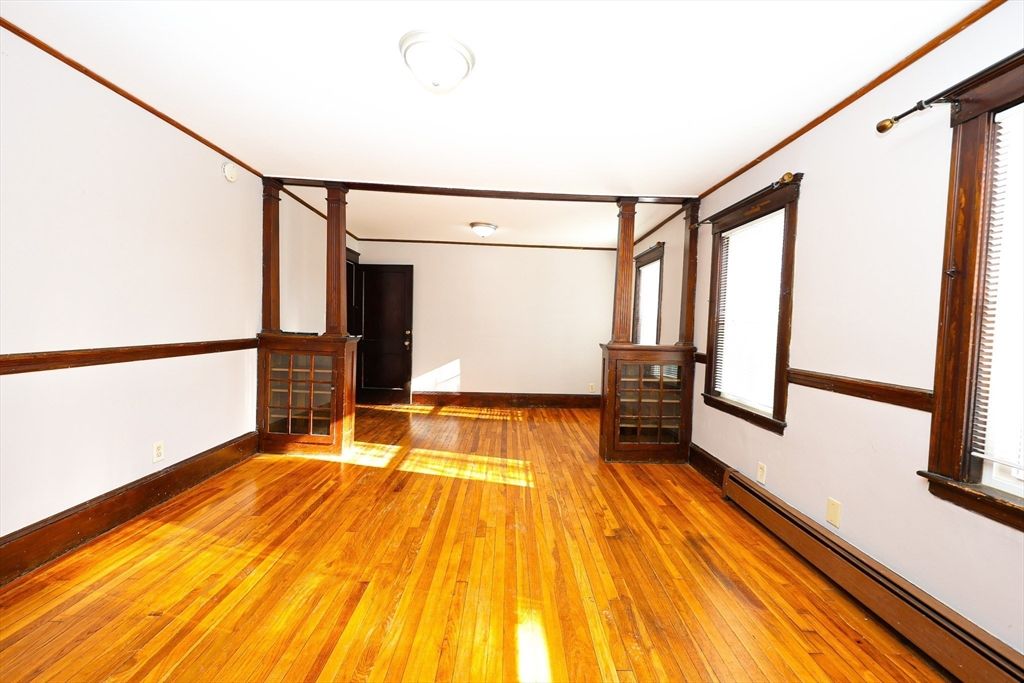 Empty room, Interior, Wood Texture Flooring