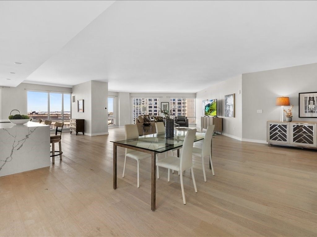 Dining room, Interior, Wood Texture Flooring