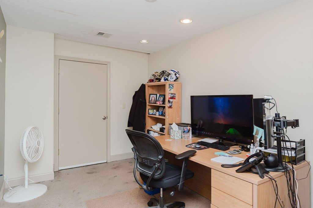 Home Office, Interior, Recessed Lighting