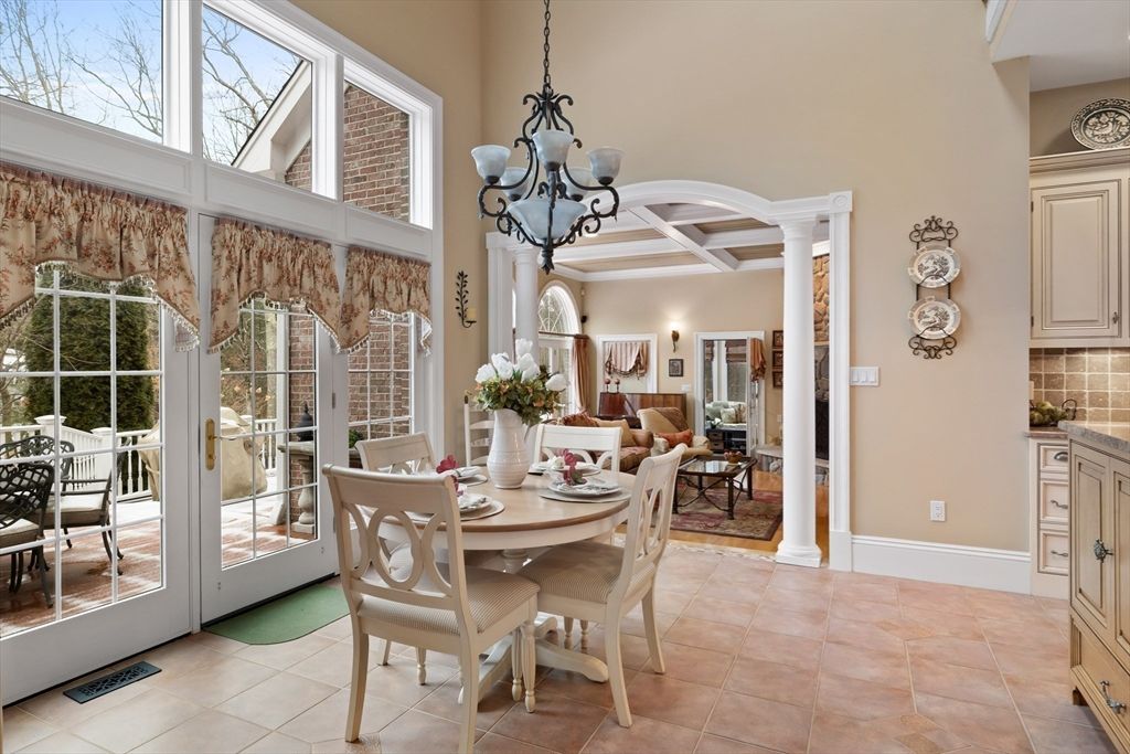 Chandelier, Dining room, Interior