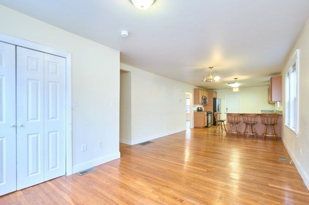 Empty room, Interior, Kitchen, Wood Texture Flooring