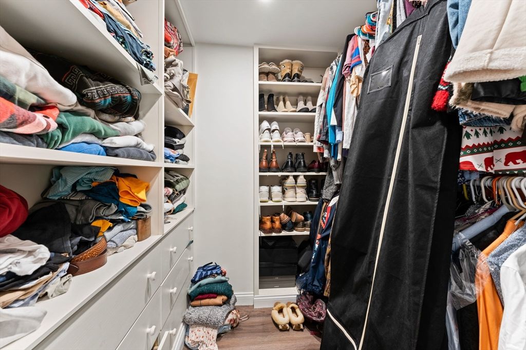 Interior, Walk-in Closets, Wood Texture Flooring