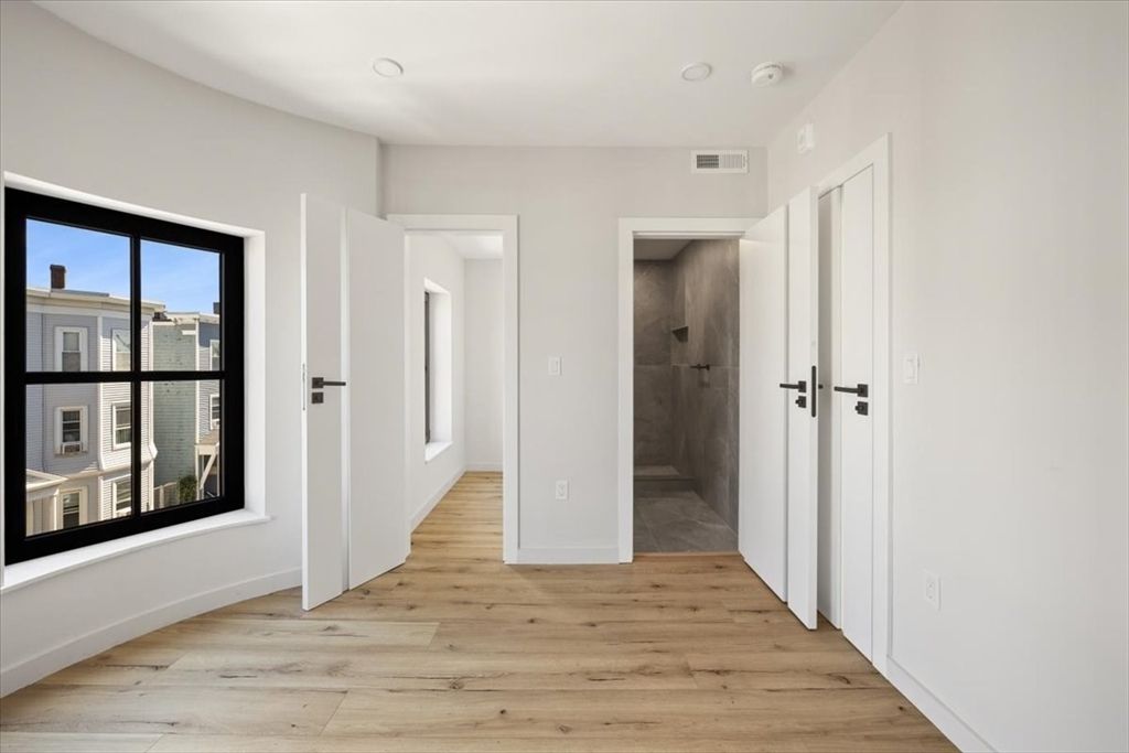 Bathroom, Empty room, Interior, Wood Texture Flooring