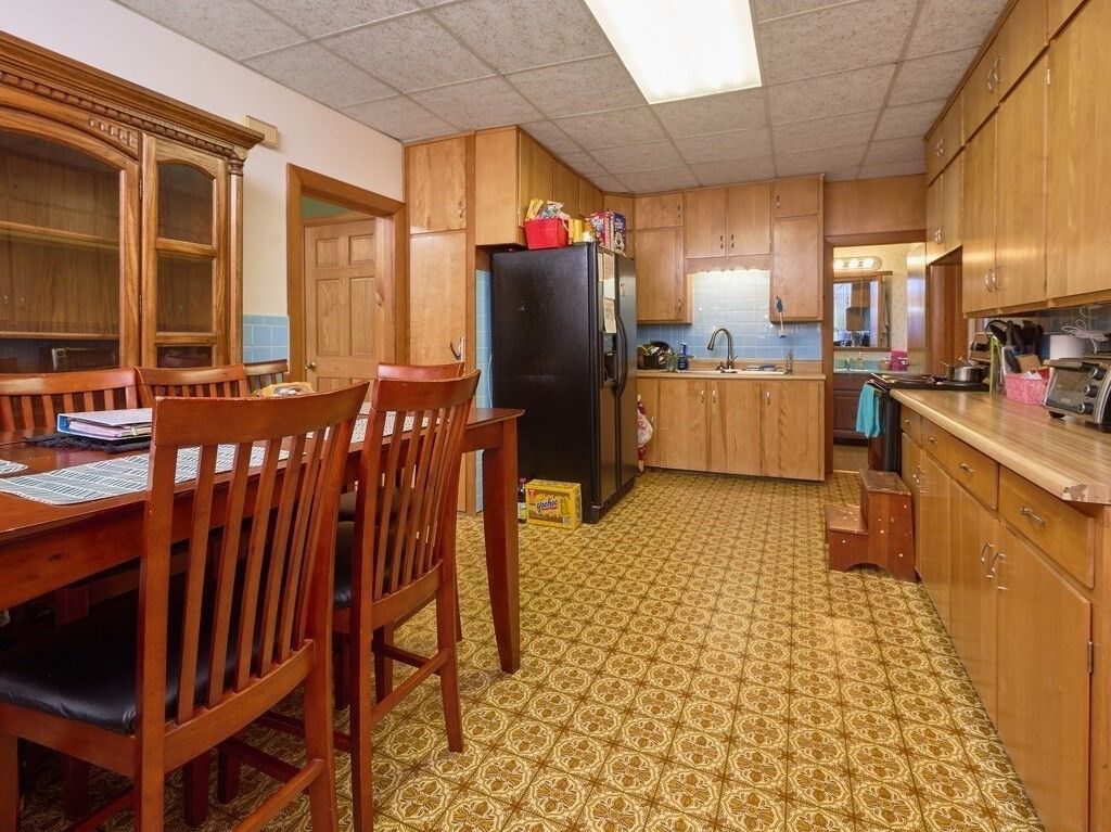 Dining room, Interior, Kitchen, Wooden Walls