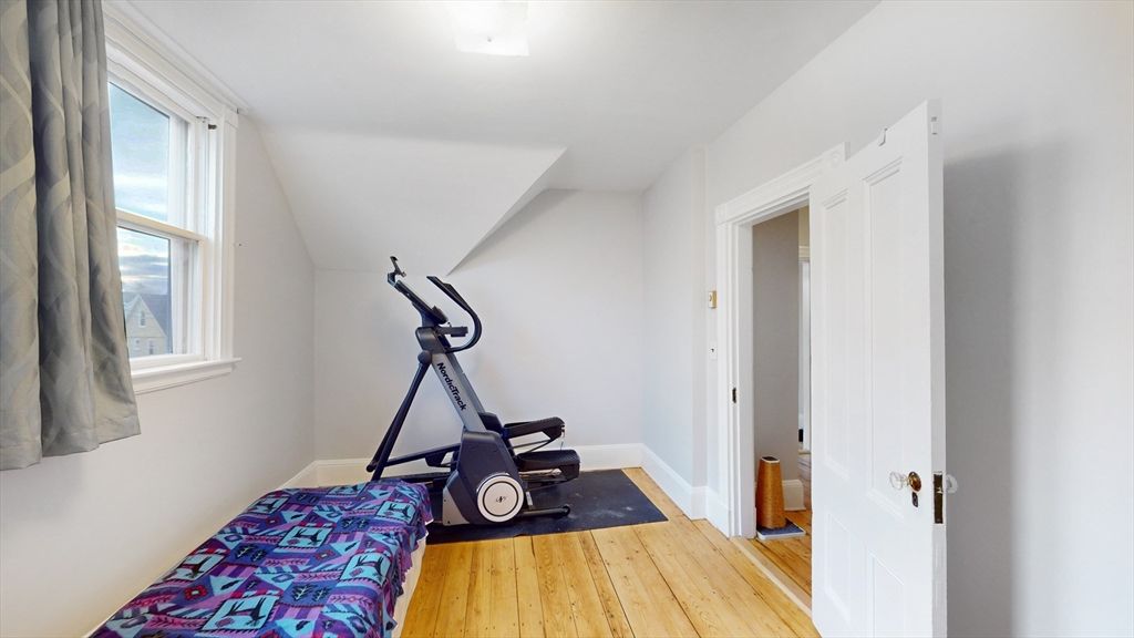 Fitness Equipment, Interior, Wood Texture Flooring