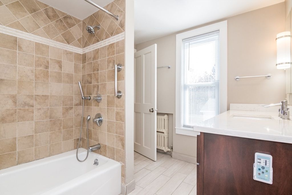 Bathroom, Interior, Wood Texture Flooring