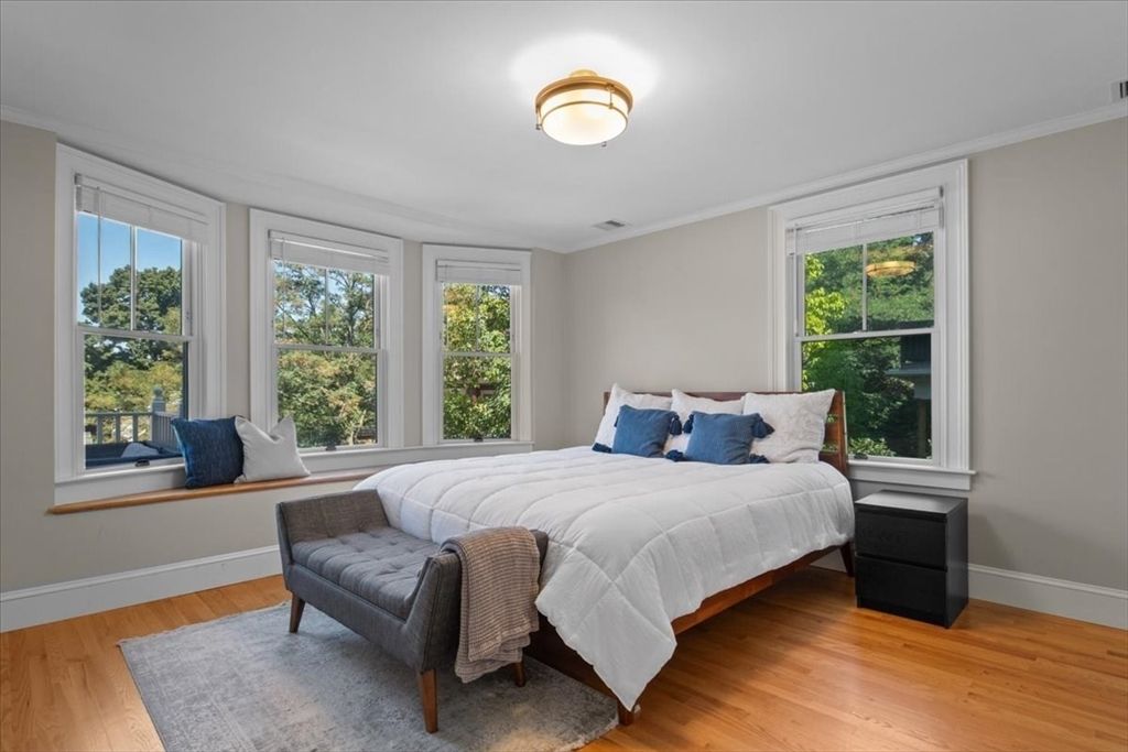 Bedroom, Interior, Wood Texture Flooring