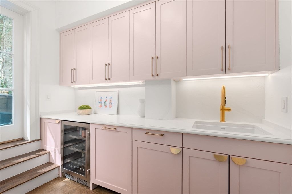 Interior, Kitchen, Wood Texture Flooring