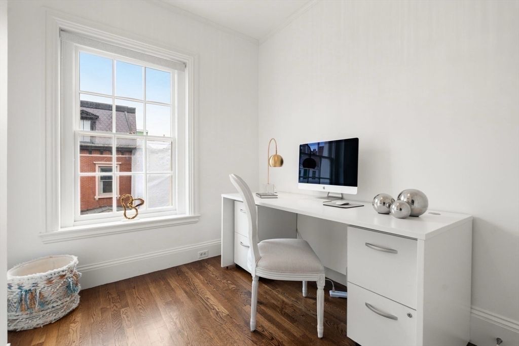 Home Office, Interior, Wood Texture Flooring