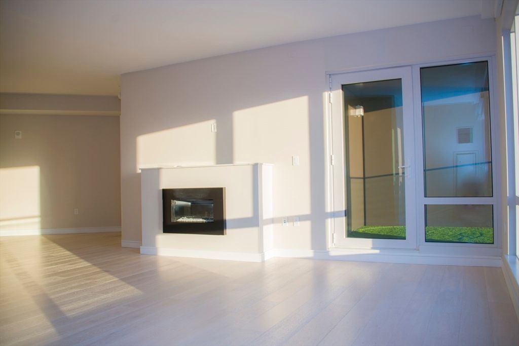 Empty room, Fireplace, Interior, Wood Texture Flooring