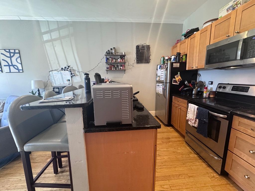 Interior, Kitchen, Wood Texture Flooring