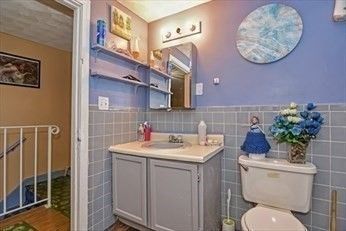 Bathroom, Interior, Wood Texture Flooring