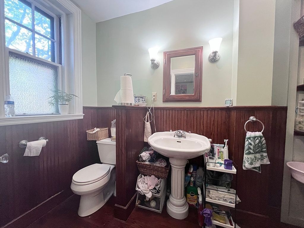Bathroom, Interior, Wood Texture Flooring