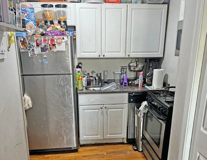 Interior, Kitchen, Wood Texture Flooring