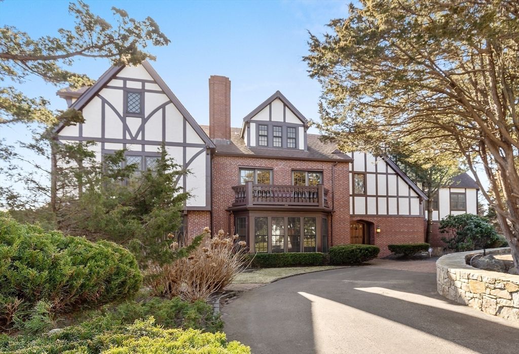 Exterior, Facade, Brick Facade, Tudor Revival