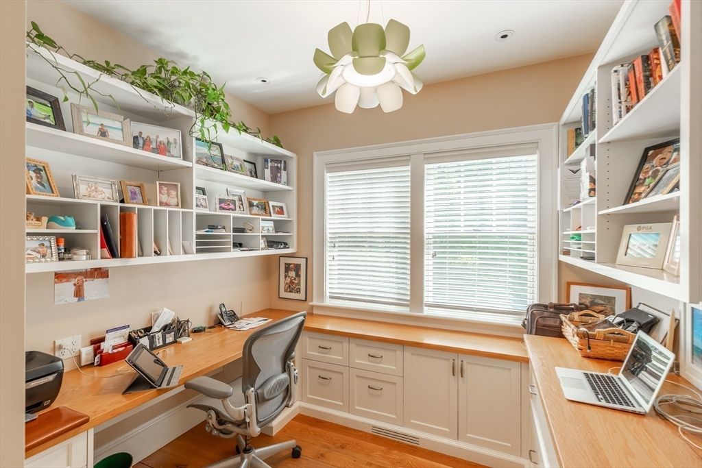 Home Office, Interior, Wood Texture Flooring