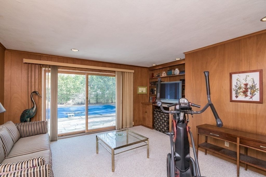 Home Office, Interior, Recessed Lighting, Wooden Walls
