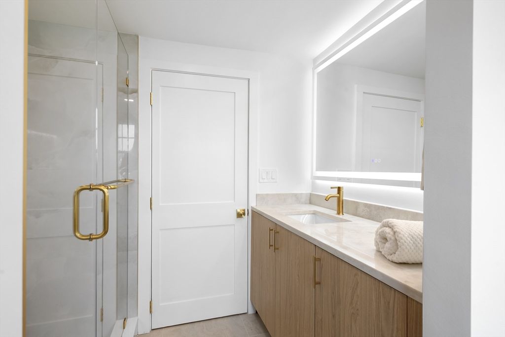 Bathroom, Glass Shower, Interior